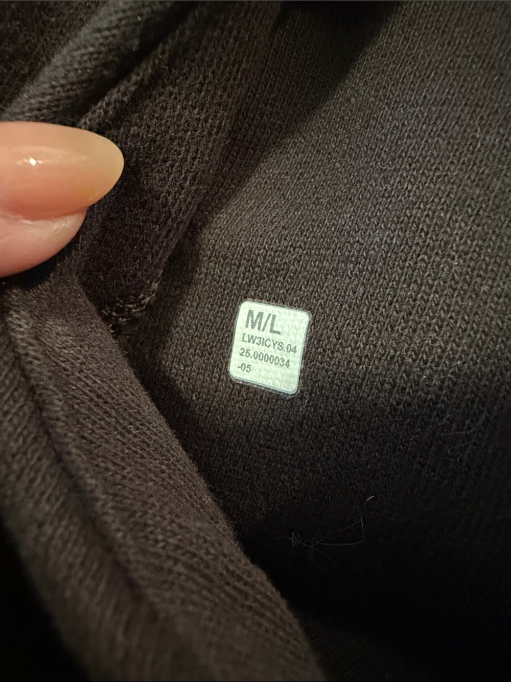Lululemon Scuba Oversized Funnel Neck Half Zip dark brown black size m/l new - Picture 10 of 10